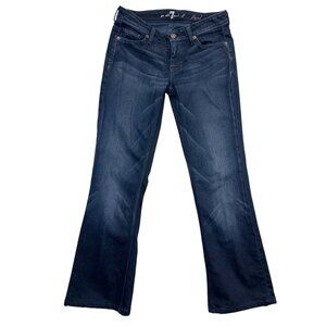 7 for all mankind Jeans Womens 26 Blue Denim‎ Flynt Flare Stretch